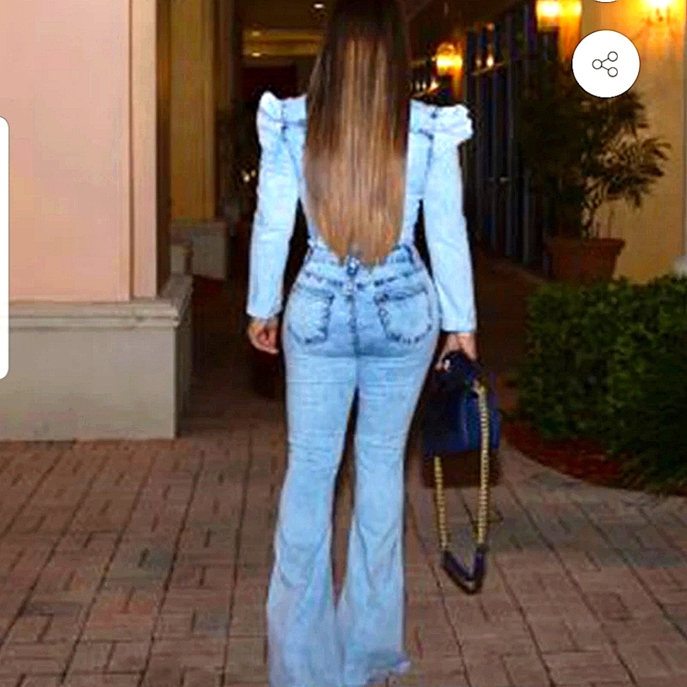 Denim jumpsuit